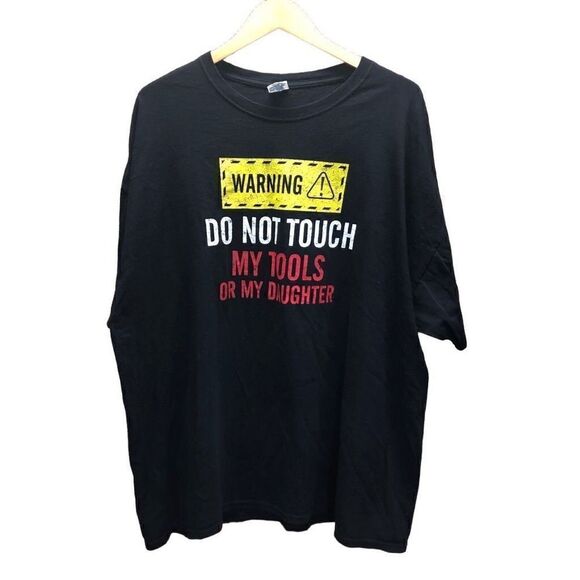 WARNING Do Not Touch My Tools or Daughter T-Shirt #1 Dad 3XL - Picture 1 of 4